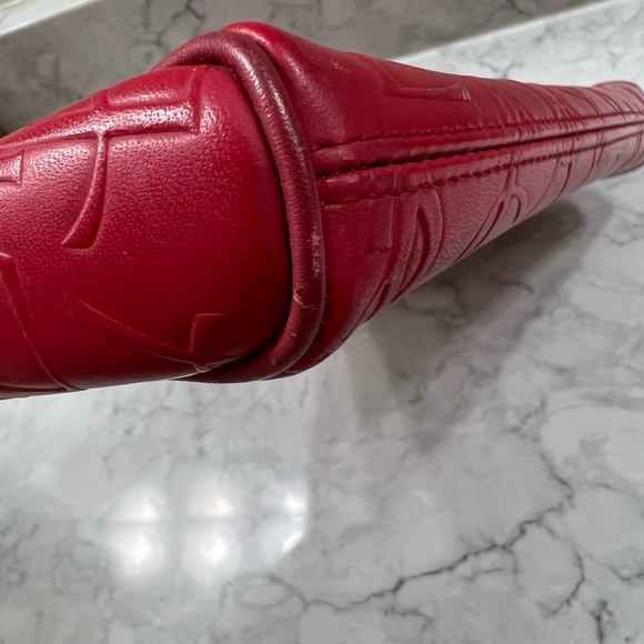 ❌SOLD❌YSL Red Leather Clutch - Picture 14 of 16